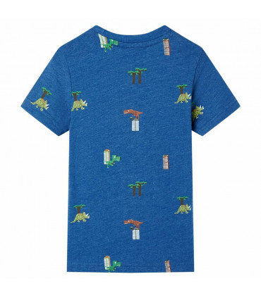 Kids' T-shirt Dark Blue Melange 116