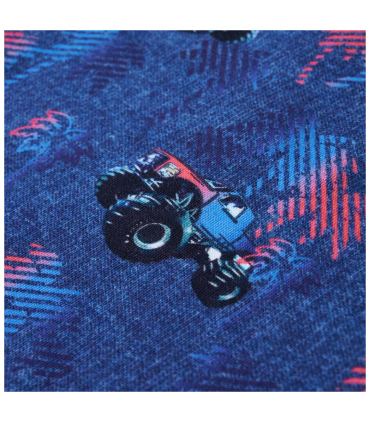 Kids' T-shirt Dark Blue Melange 128