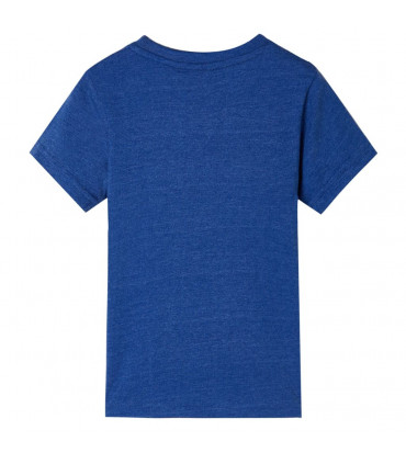 Kids' T-shirt Dark Blue Melange 128