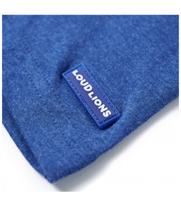 Kids' T-shirt Dark Blue Melange 140