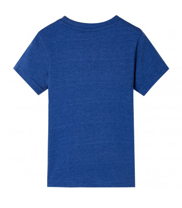Kids' T-shirt Dark Blue Melange 140
