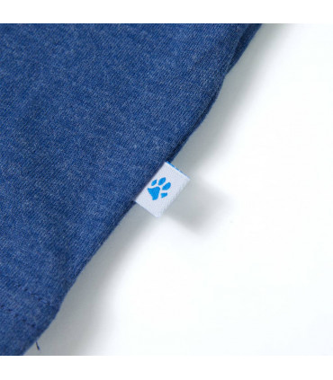 Kids' T-shirt Dark Blue Melange 140