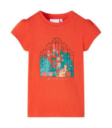Kids' T-shirt Dark Orange 140