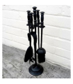5PCS Milan Fireplace Set