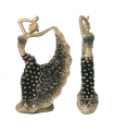 Indian Dancer Sculptures Stylish Design Resin Peacock Dancer Resin Peacock Dancer Handicraft for Bedroom Living Room