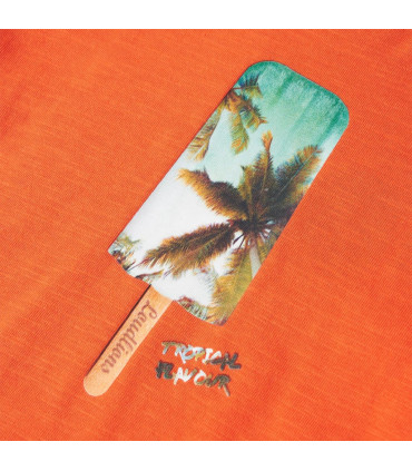 Kids' T-shirt Dark Orange 116