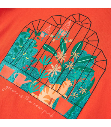 Kids' T-shirt Dark Orange 128