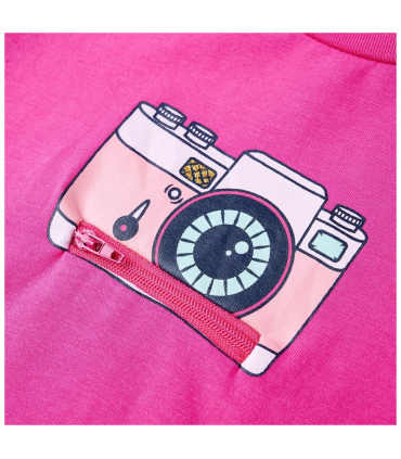 Kids' T-shirt Dark Pink 140