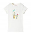 Kids' T-shirt Ecru 104