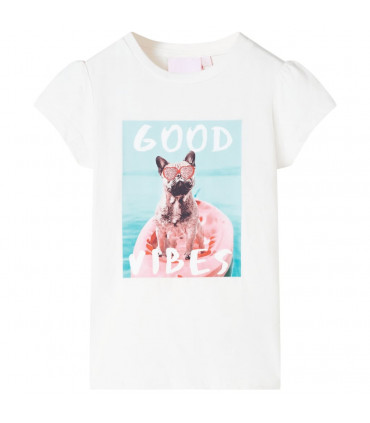Kids' T-shirt Ecru 116
