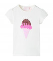 Kids' T-shirt Ecru 116