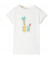 Kids' T-shirt Ecru 116