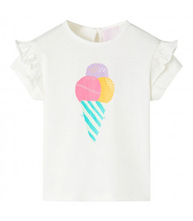 Kids' T-shirt Ecru 116