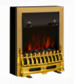 LED Flame Electric Fire Place 2000W Coal Burning Effect Heat-Golden