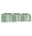 Tunnel Greenhouse Green Grow House Steel Frame Garden Backyard w/ Zipped Doors