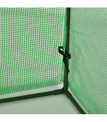 Tunnel Greenhouse Green Grow House Steel Frame Garden Backyard w/ Zipped Doors