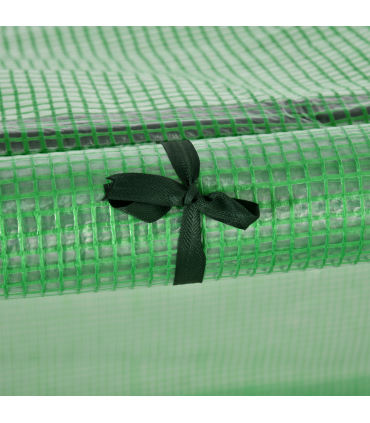 Tunnel Greenhouse Green Grow House Steel Frame Garden Backyard w/ Zipped Doors