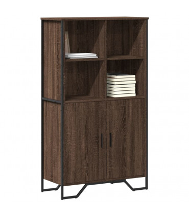 vidaXL Highboard Brown Oak 79.5x35.5x137.5 cm Engineered wood