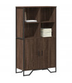 vidaXL Highboard Brown Oak 79.5x35.5x137.5 cm Engineered wood