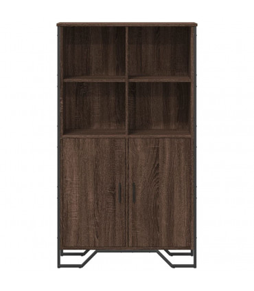 vidaXL Highboard Brown Oak 79.5x35.5x137.5 cm Engineered wood
