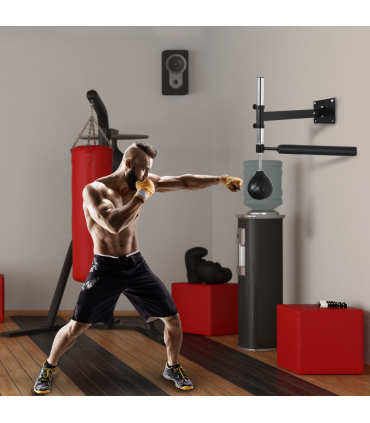 HOMCOM Adjustable Speed Bag Wall Mount, Boxing Equipment