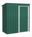 Outsunny 5 x 3ft Garden Storage Shed Sliding Door Sloped Roof Tool Green