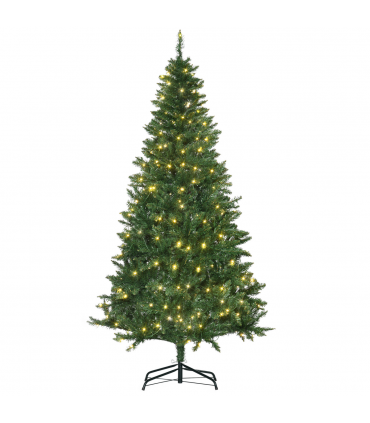 6 Feet Christmas Tree Warm White LED Light Holiday Home Decoration, Green