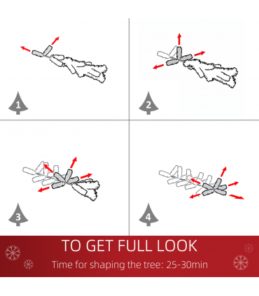 6FT Artificial Christmas Tree Holiday Xmas Automatic Open for Home Party Pink