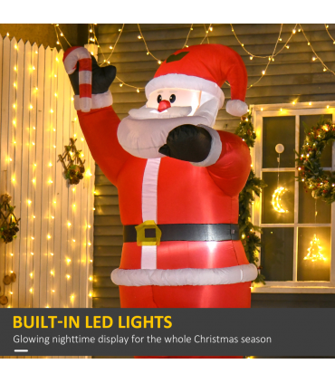 Inflatable Christmas Santa Claus Air Blown Decoration Yard