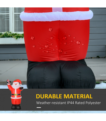 Inflatable Christmas Santa Claus Air Blown Decoration Yard