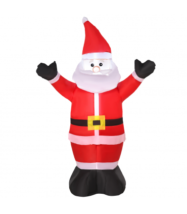 4ft Inflatable Christmas Santa Claus Xmas Deco 1 LED Air Blown Yard Outdoor