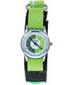 Relda Children's Time Teacher Analogue Green Velcro Strap Boy's Watch REL10