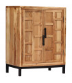 Sideboard Solid Acacia Wood 60x35x76 cm Brown
