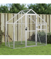 vidaXL Aviary Silver 179x100x185 cm Aluminium