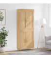 vidaXL Highboard Sonoma Oak 69.5x34x180 cm Engineered Wood