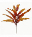 55cm Artificial Autumn Fern Bush Plant