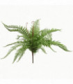 60cm Artificial Bushy Dixie Wood Fern Light Green Plant