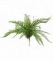 60cm Artificial Bushy Dixie Wood Fern Light Green Plant