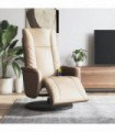 vidaXL Massage Recliner Chair with Footrest Cappuccino Faux Leather