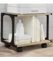 vidaXL Printer Stand 2-Tier Sonoma Oak 41x28x33.5 cm Engineered Wood