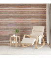 vidaXL 3D Wall Panels 5 pcs Brown 100x50 cm EPS