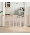 vidaXL Dog Gate Foldable 3 Panels 150 cm Poplar Wood