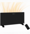 2000W Electric Convector Heater, Quiet Space Heater with LED Display, Black