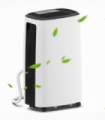 HOMCOM 16L/Day Dehumidifier for Home Damp, Mould, Laundry Drying, White