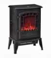 Free standing Electric Fireplace Stove Flame Effect Overheat Safety Protectio