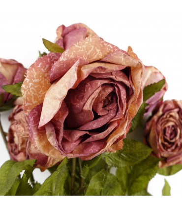 70cm Artificial Dark Pink Rose