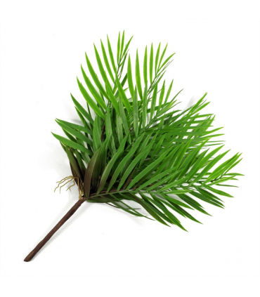6 x 40cm Artificial Bamboo Palm Bush Plant