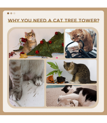 Cat Tree Scratcher Activity Centre