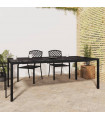 Garden Table Anthracite 200x100x72 cm Steel