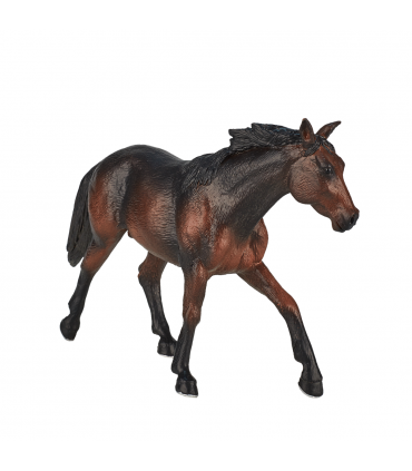 Quarter Horse Sooty Bay Toy  Realistic Equestrian Figurine